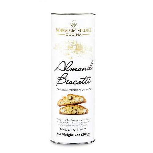Borgo de Medici Traditional Italian Almond Biscotti Cookies  in Tube Trinidad Boxbles Gourmet Store
