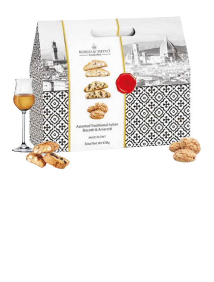 Borgo de Medici Assorted Traditional Italian Biscotti & Ameretti