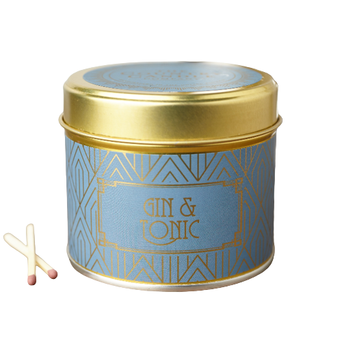 Country Candle Happy Hour Gin and Tonic Tin Trinidad Boxbles Gourmet Store