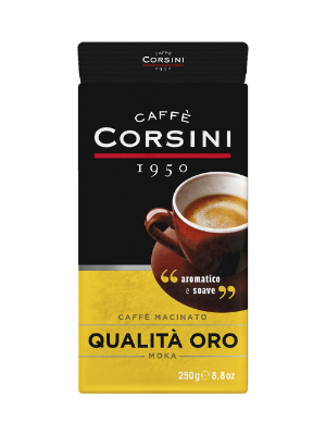 Cafe Corsini QUALITA' ORO 250 Gr. Trinidad Boxbles Gourmet Store