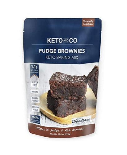 Keto &amp; Co Keto Fudge Brownie Mix Trinidad Boxbles Gourmet Store