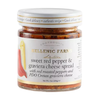 Hellenic Farms Sweet Red Pepper &amp; Graviera CheeseTrinidad Boxbles Gourmet Store