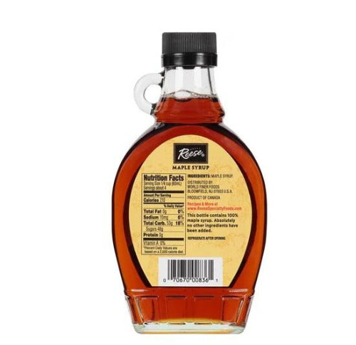 Reese's 100% Pure Grade A Maple Syrup 8oz Trinidad Boxbles Gourmet Store
