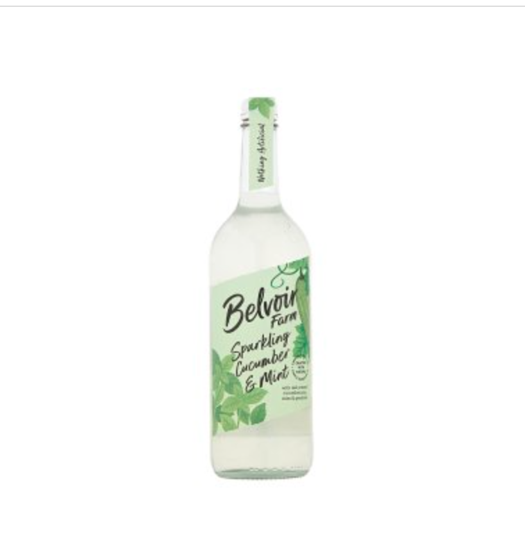 Belvoir Fruit Farms Cucumber and Mint Lemonade 750ml Trinidad Boxbles Gourmet Store