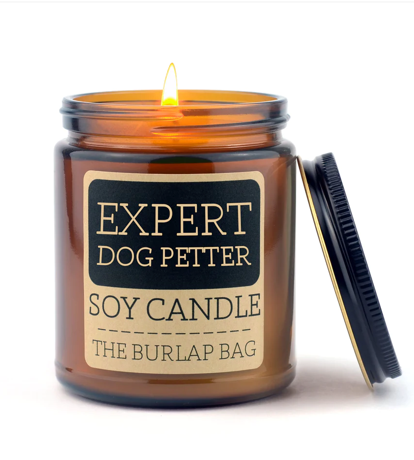 The Burlap Bag 100% Soy Expert Dog Petter 9oz