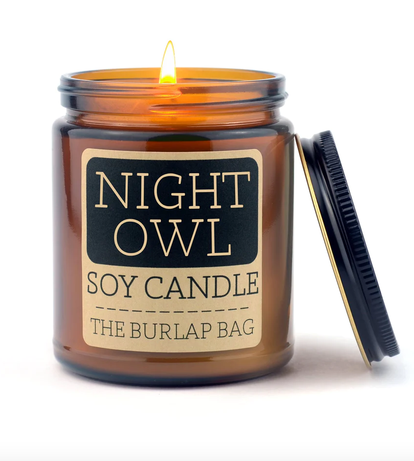 The Burlap Bag 100% Soy Night Owl 9oz