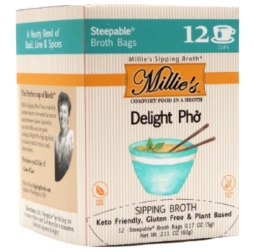 Millie's Sipping Broth Delight Pho - Sipping Broth 12ct Trinidad Boxbles Gourmet Store