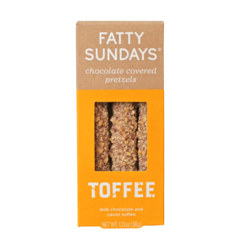 Fatty Sundays Chocolate Toffee Pretzels
