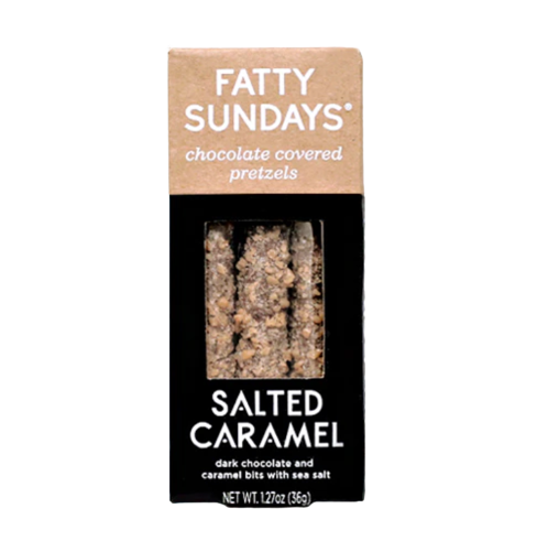 Fatty Sundays Salted Caramel  Pretzels