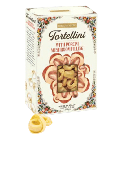 Borgo de Medici Holiday Pasta Porcini Tortellini 8.8ozTrinidad Boxbles Gourmet Store