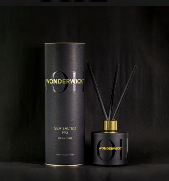 Wonderwick Sea Salted Fig Reed Diffuser 150ml Trinidad Boxbles Gourmet Store