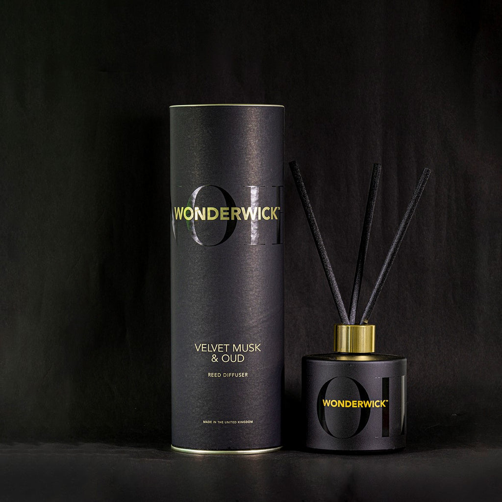 Wonderwick Velvet Must &amp; Oud Reed Diffuser 150ml Trinidad Boxbles Gourmet Store