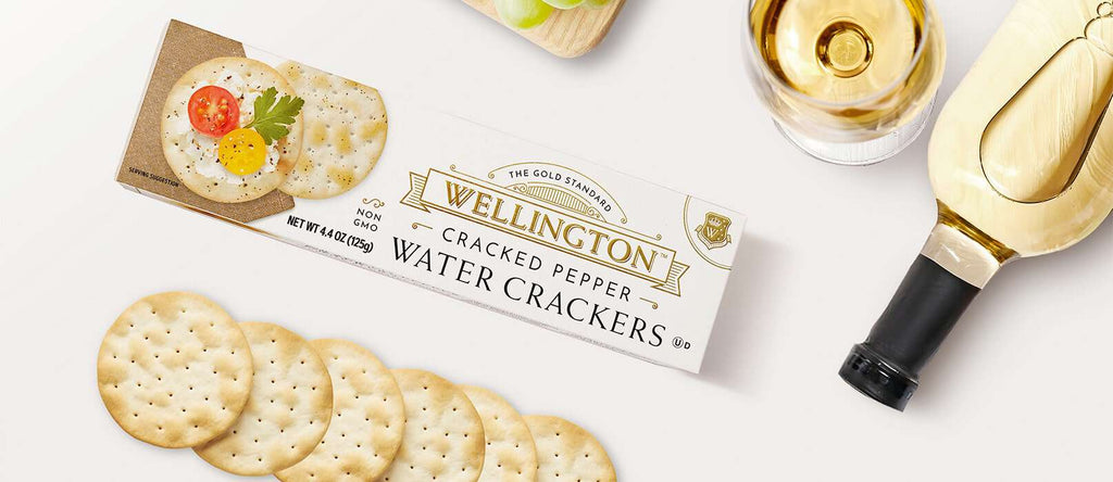 Wellington Cracked Pepper Water Crackers Trinidad Boxbles Gourmet Store