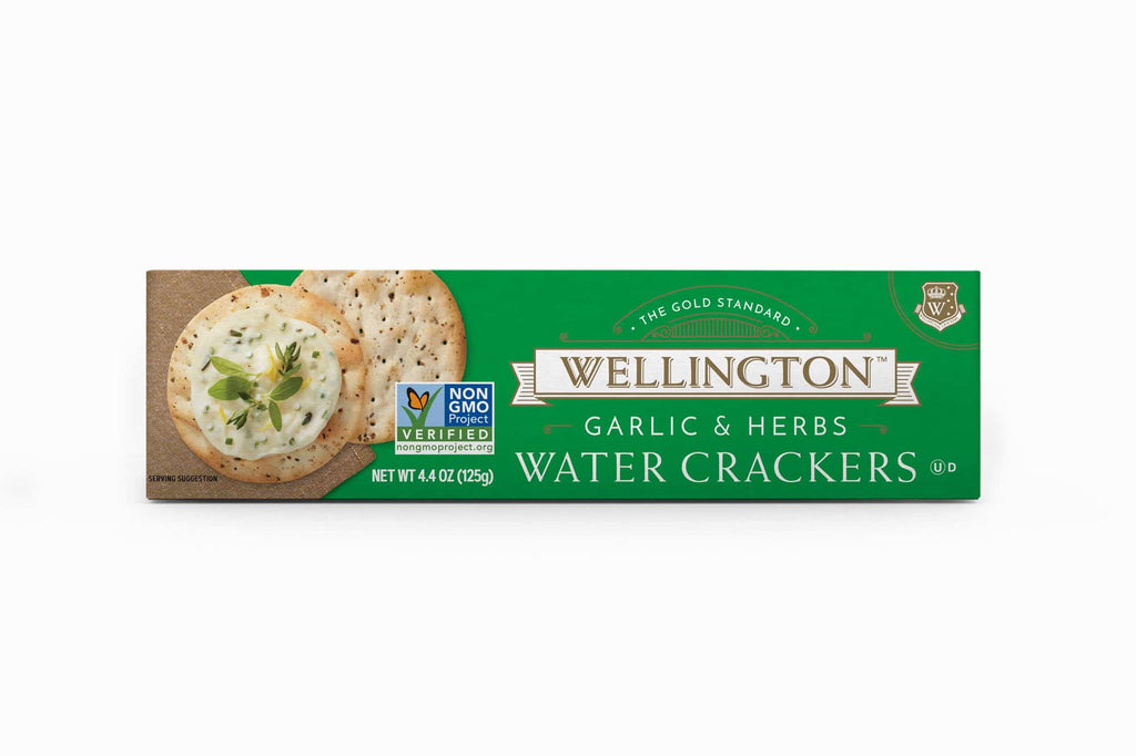 Wellington Garlic and Herb Water CrackersTrinidad Boxbles Gourmet Store