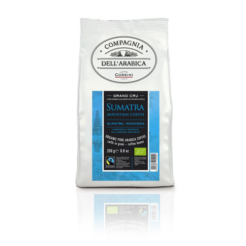 Coffee Beans Sumatra Organic and FairTrade 100% Arabica  250 gr Trinidad Boxbles Gourmet Store