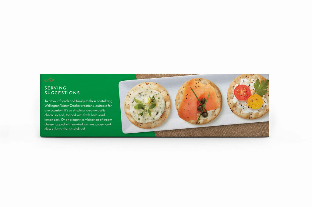 Wellington Garlic and Herb Water Crackers Trinidad Boxbles Gourmet Store