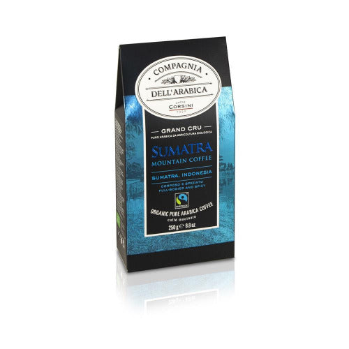 Best Ground Coffee : Compagnia dell’Arabica Sumatra Mountain Coffee Grand Cru  250g Trinidad Boxbles Gourmet Store